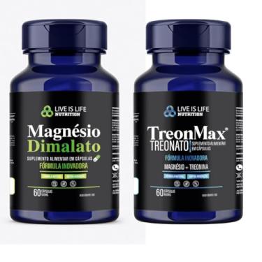 Imagem de Combo Magnesio Treonato 60 Cápsulas e Magnesio Dimalato 60 Cápsulas, Original