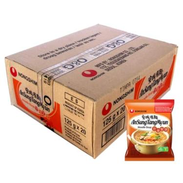 Imagem de Caixa de Lamen Coreano AnSung Tang Myun Noodle Soup 125g - 20 pacotes