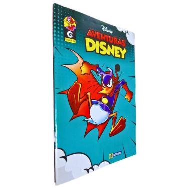 Imagem de Quadrinhos HQ Gibi Graphic Novel Formatinho 13,50x19 cm Lombada com Grampos Aventuras Disney Edição nº 34 Culturama