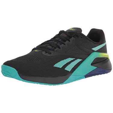 Imagem de Reebok Tênis de corrida masculino Nano X2 Gym Performance, Core Black/Semi Classic Teal, 40