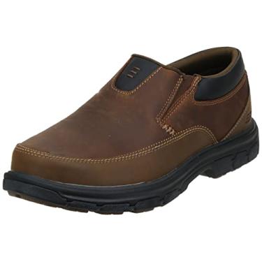 Imagem de Skechers Mocassim masculino Segment The Search, marrom escuro, tamanho 41