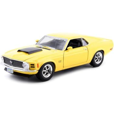 Imagem de Miniatura 1970 Ford Mustang Boss 429 Amarelo Escala 1/24 Motormax