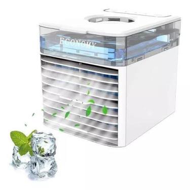 Imagem de Mini Ar Condicionado Ventilador Mesa Escritorio Sala Usb Ultra Air Coo