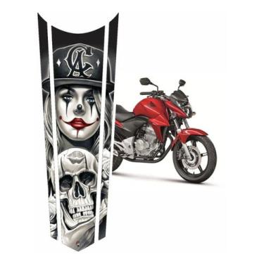 Imagem de Adesivo Cb300 R E Cb250 Twister Gravata Resinada Gvt006 - Resitank