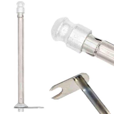 Imagem de Antena Corta Pipa Moto Retrátil Retrovisor Aço Inox Pta M6U - Jojafer
