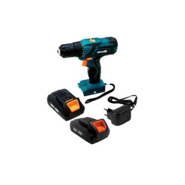 Imagem de Parafusadeira  furadeira 3/8 10mm fortg  kit 2 bateria 20v