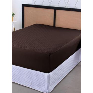 Imagem de Capa Protetora Para Colchão Cama Casal Queen Impermeável Matelado Ultr