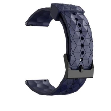 Imagem de Pulseira 22mm Play Compatível Casio Duro Mdv-106 - Poolsy, Azul Escuro