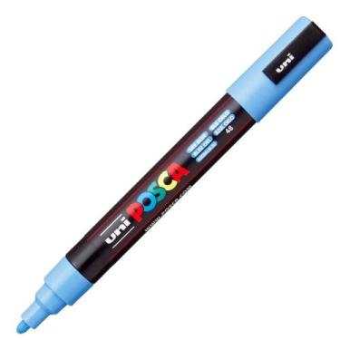 Imagem de Caneta Uni Posca Pc 5m Azul Ceu Uniball, CéU AZUL 48