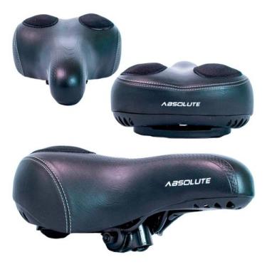 Imagem de Selim Banco Sela Gel Bicicleta Largo Confortável Passeio Mtb - Absolut