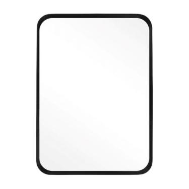 Imagem de Espelho Decorativo Urban Preto 60x40cm Retangular - E2G Design