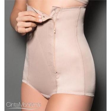 Imagem de Cinta Modeladora Com Zíper Moderna 537 Cetinete - Cinta Moderna, Choco