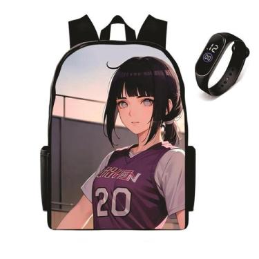 Imagem de Bolsa Infantil Lançamento Escolar Mais Relógio Digital Led - Kaut