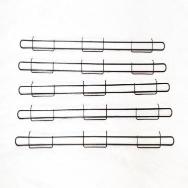 Imagem de Anteparo Frontal Amapa 078 Preto Para Bandeja Ponta Kit 5 - Amapá