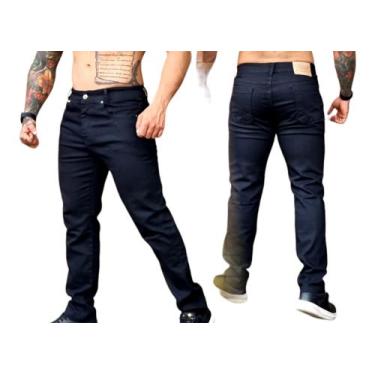 Imagem de calca masculina preta studio jens com strech premium - studio jeans, 3
