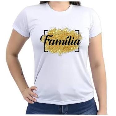 Imagem de Camiseta Baby look feminina família festa réveillon ano novo - Dogs, B