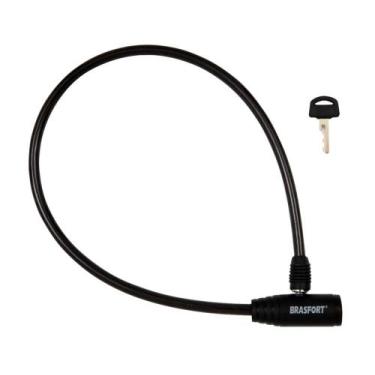Imagem de Cadeado Bicicleta C/Chave 8Mmx60Cm 7016 Blister - BRASFORT