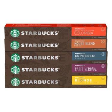 Imagem de Café Cápsula Alumínio Starbucks Nespresso - 50 Cápsulas