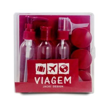 Imagem de Kit De Frascos Para Viagem 9 Peças Jacki Design Várias Cores