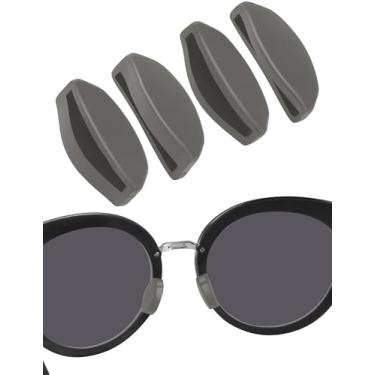 Imagem de BLAZERBUCK Almofadas de nariz de substituição para óculos de sol Oakley Top Knot OO9434/Side Swept OO9445/HSTN OO9464/Wildrye OO9230 - Cinza