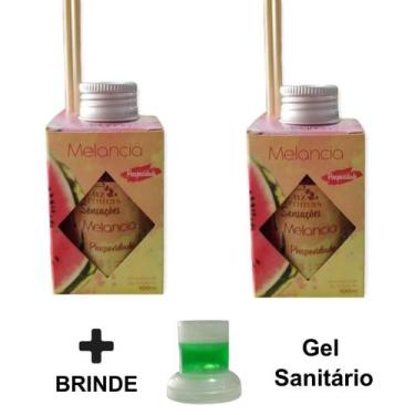 Imagem de 2 Aromatizante Ambiente de Melancia Odorizador Palito Perfume Ar Difus