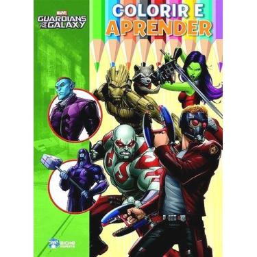 Imagem de Colorir e aprender super heróis marvel - guardiões da galáxia - RIDEEL