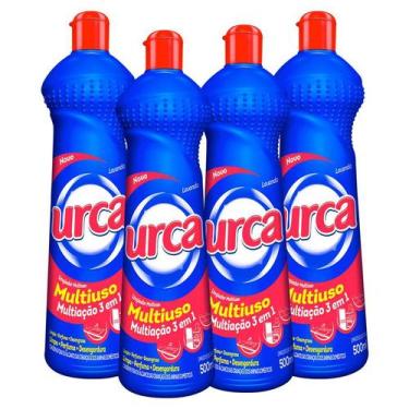 Imagem de Kit 4 Multiuso Urca Maxx Lavanda Azul 500ml