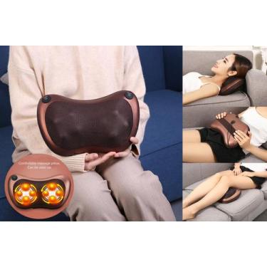 Imagem de Almofada Massageadora Movimentos Shiatsu com Cromoterapia Corporal Lom