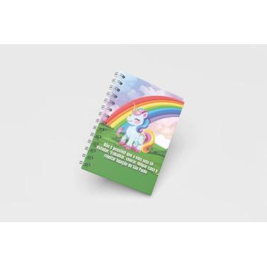 Imagem de Caderno Grande 19x27cm - Trends - Unicórnio - Não é Possível - NANO LA
