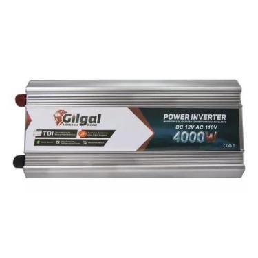 Imagem de Inversor 4000w 12v 110v Gilgal P/ Ar 9000 Btus