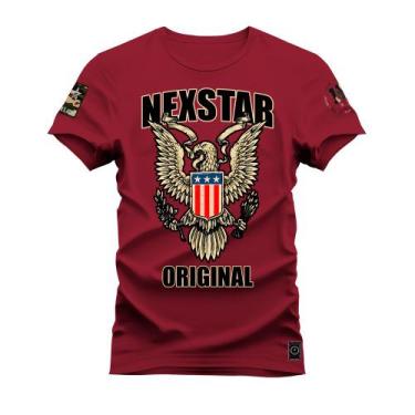 Imagem de Camiseta Plus Size Estampada Premium Algodão Original Nexstar, G1, Bor