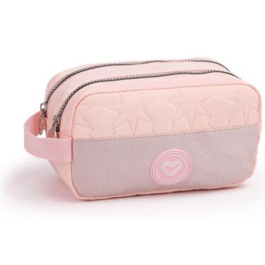 Imagem de Estojo Duplo Color Up Estrela Feminino Juvenil Escolar - Seanite, Iogu