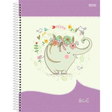Imagem de Caderno São Domingos pequeno so cute espiral 80 folhas