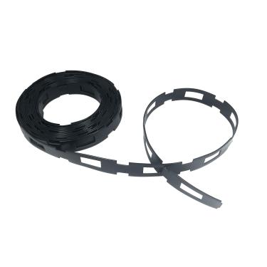 Imagem de Bloqueio externo One Stop – (100 pés 1/2" de largura) Alça de bloqueio de corrente de plástico flexível forte – Cabo, plantas e laços de árvore para ficar – Alças de suporte de árvore reutilizáveis premium