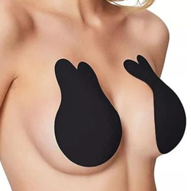 Imagem de Sutiã Silicone Invisível Levanta Seios (Bege, G)
