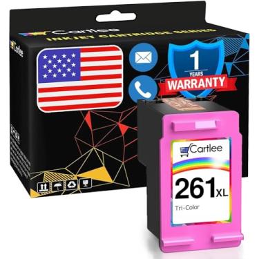 Imagem de Cartlee Cartucho de tinta de substituição compatível para Canon 261 Cartucho de tinta colorida 261XL para Canon TS6400 Cartucho de tinta para Canon TS6420 Pixma TS5320 TS5300 1 cor