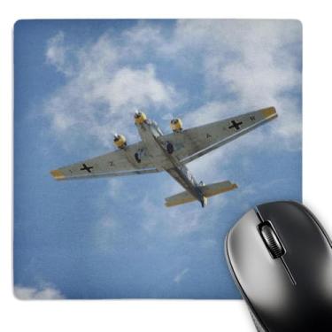 Imagem de 3dRose Mouse pad LLC 20 x 20 x 0,63 cm, Trimotor Junkers Ju-52 em Fleming Field, Avião de Guerra Bernard Friel (mp_97116_1)