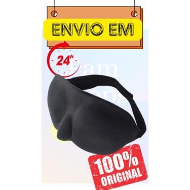 Imagem de Mascara Para Dormir Tapa Olhos Alcolchoada Super Confortavel mascara p