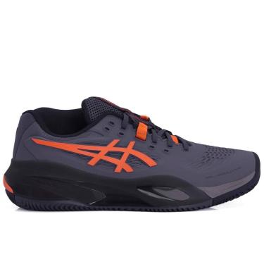 Imagem de Tênis Asics Gel Resolution X - Clay - Saibro - Roxo e Laranja