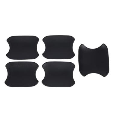 Imagem de 5pcs Carra da Porta Externa do Carro Tampa da Tigela - Adesivo de Proteção Resistente a Arranhões Ideal para Esporte de Bronco, Elegante e Funcional (Preto)