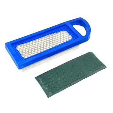 Imagem de HQRP Filtro de ar compatível com cortador de grama John Deere Z225 Zero Turn (102 105 115 L100 L107 L108 LA100 LA105 LA110 LA115 X110 X120 X145), peças GY20573, M145 9171 Substituição