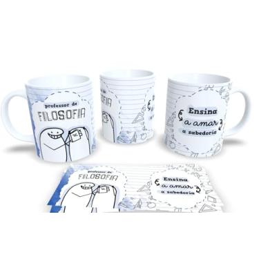 Imagem de Caneca de Porcelana Personalizada Com Frases Engraçadas e Deboche dia do Professor (Filosófia)