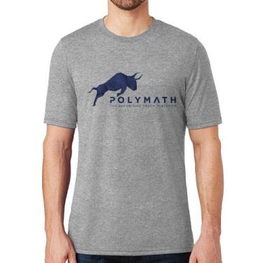 Imagem de Camiseta Polymath The Securities Token Platform - Foca na Moda, Cinza,