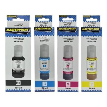 Imagem de Masterprint Kit 4 Tintas Refil MP504/544, Compatível com L3150 L3250 L