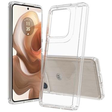 Imagem de AZ Capa Modelo Clear Bold Compatível com Motorola Edge 50 Ultra - Transparente