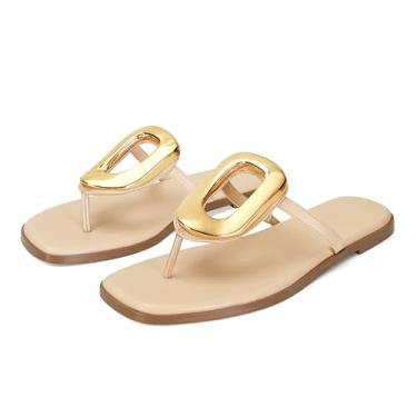 Imagem de Wnshonzy Chinelo feminino sem cadarço, preto, sem cadarço, couro, praia, confortável, bico quadrado aberto, chinelo, feminino, elegante, metal, ferragens, decoração, sapatos de verão, moda casual,