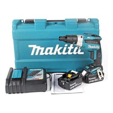 Imagem de Makita DFS251RFE parafusadeira de auto alimentação A bateria 18V lxt(acompanha maleta + 2 baterias 18V 3AH + carregador bi