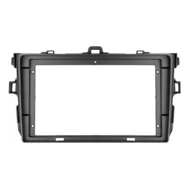 Imagem de Moldura para central multimidia MP5 7 E 9 pol 2 din corolla 2009 A 2013