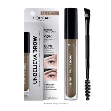 Imagem de Gel para sobrancelhas L'Oreal Paris Unbelieva-Brow impermeável loiro escuro