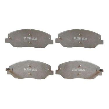 Imagem de Jogo Pastilha Freio Dianteira Santa Fé Sorento Korando 2264 - METALSYS